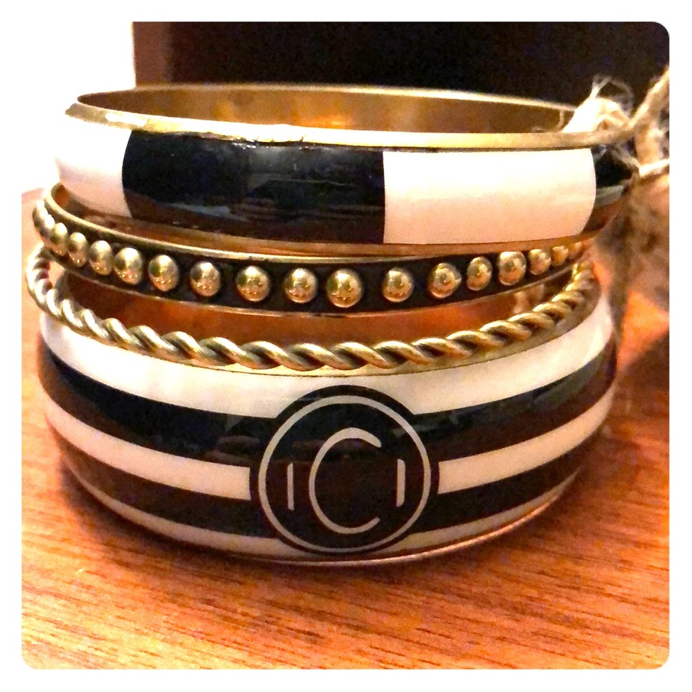 NWT Bangle Bracelets by MudPie